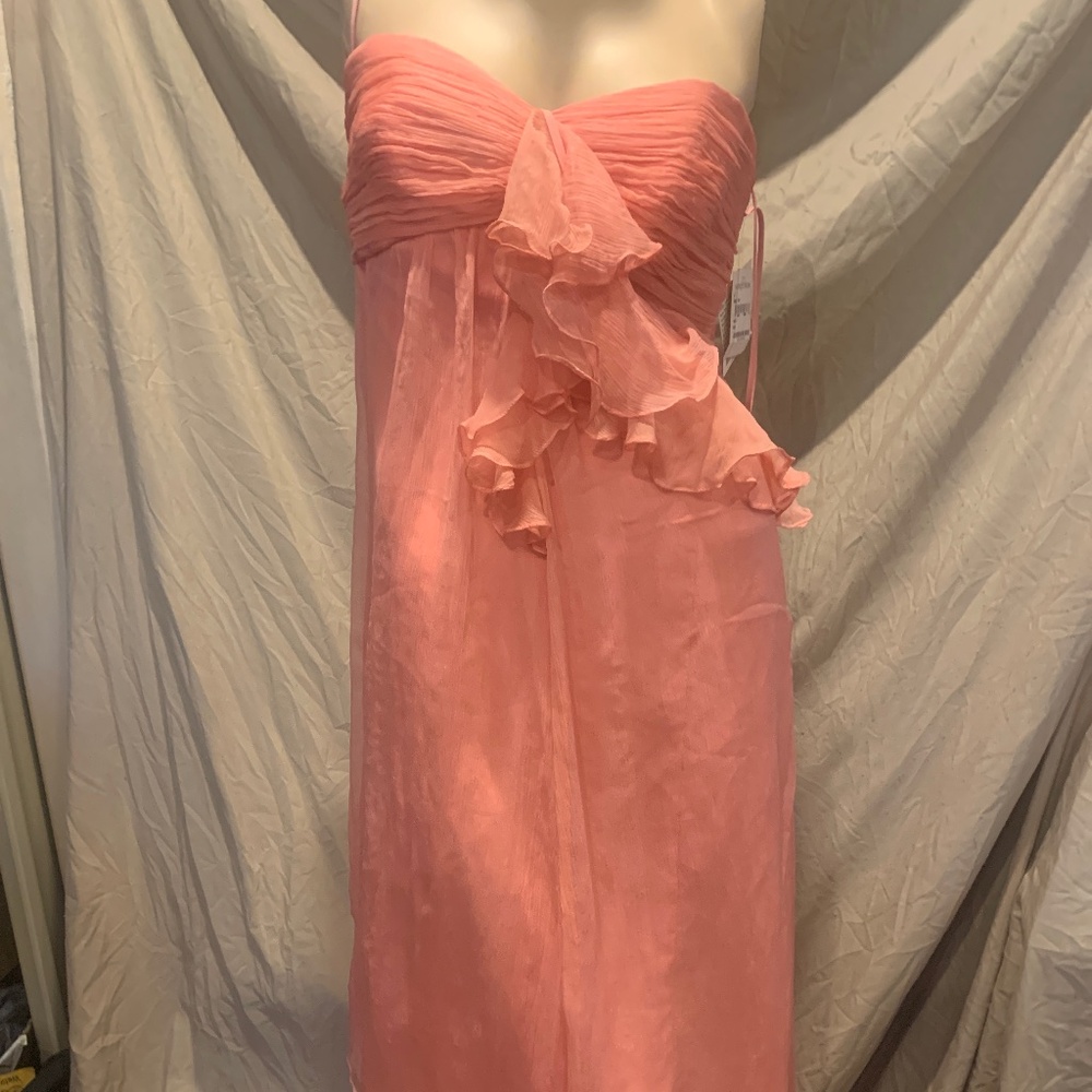 Amsale strapless dress